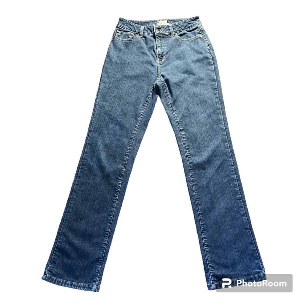 L.L. Bean Ladies Straight Leg Jeans, Fleece Lined, Sz. 6